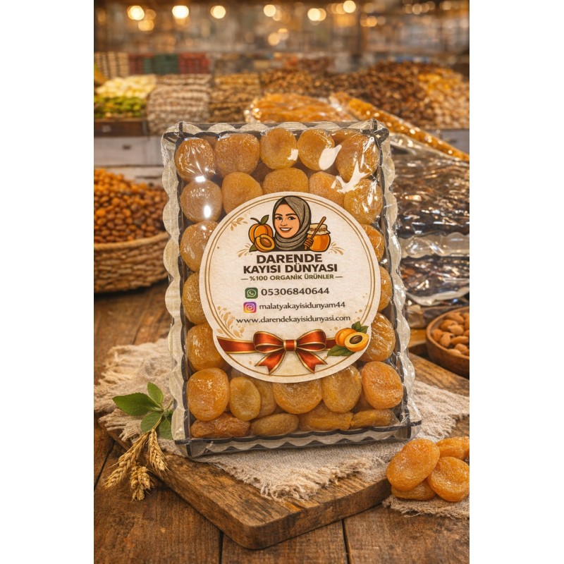Hediyelik İslimli Kayısı Paketi 1 Kg – Doğal Malatya