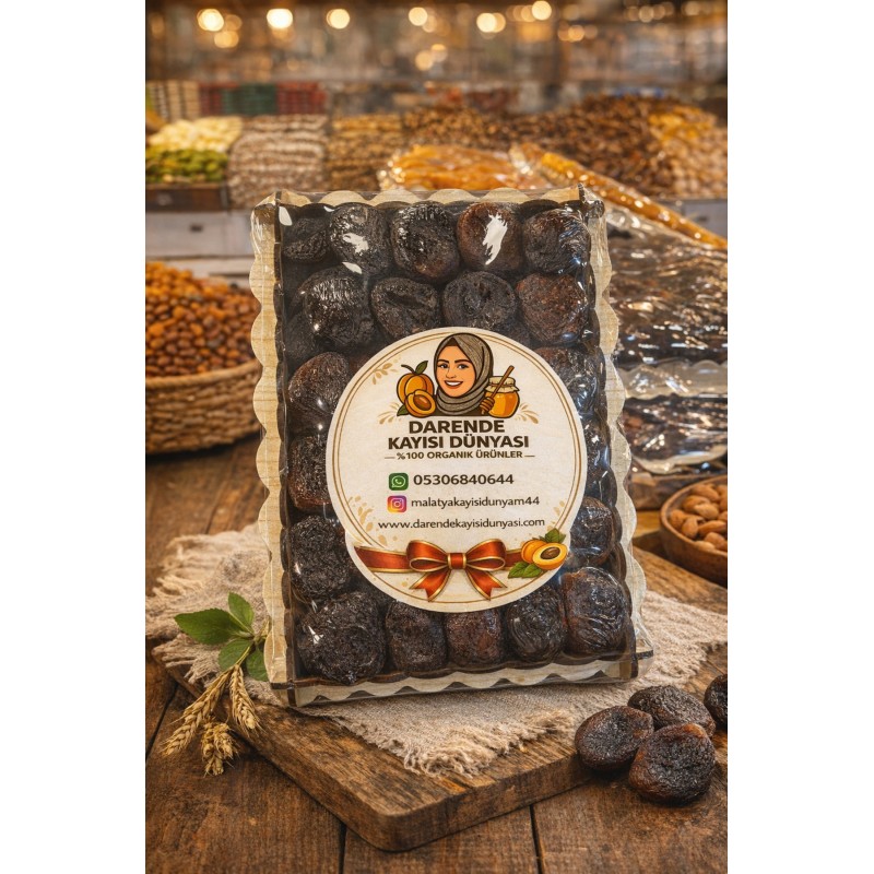 Hediyelik Gün Kurusu Kayısı Paketi 1 Kg | Doğal & Katkısız