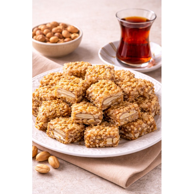 Yer Fıstıklı Hünkar Lokumu 500g - Darende Kayısı Dünyası
