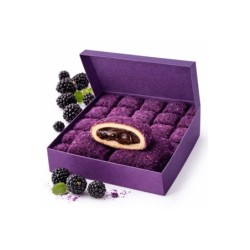 Böğürtlenli Çikolatalı Bohça Lokum 1 Kg - Darende Kayısı