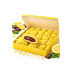Limonlu Çikolatalı Bohça Lokum 500 Gr | Darende Kayısı