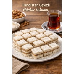 Hindistan Cevizli Hünkar Lokumu 500 Gr | Darende Kayısı
