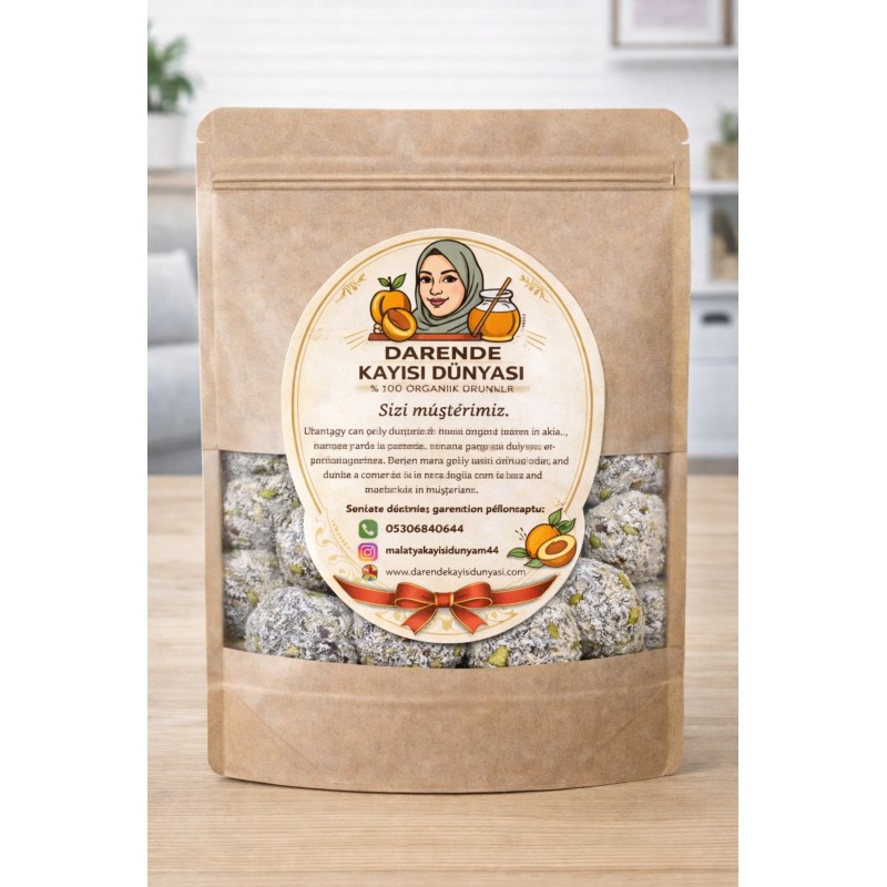 Antep Fıstıklı Hindistan Cevizli Truf Topları - Darende