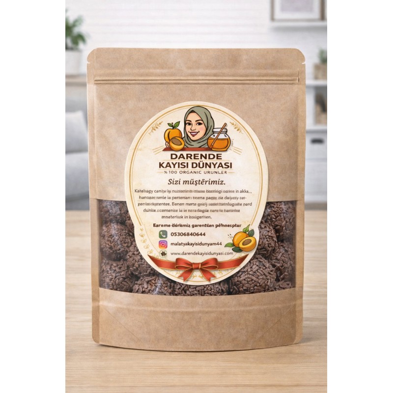 Malatya Darende Doğal Çikolata Kaplı Truf Topları 1 Kg