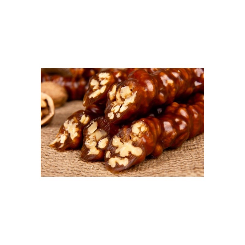 Darende Kayısı Dünyası Cevizli Kelebek Sucuk 1 Kg - Doğal