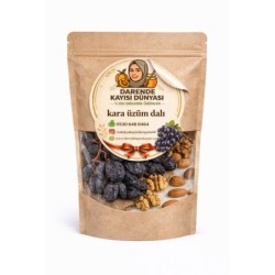 Darende Kayısı Dünyası Kara Üzüm Dallı 1 Kilo - Doğal &